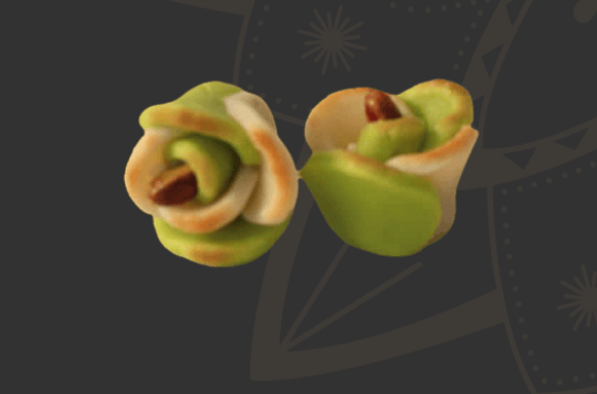 وردة ﻟﻮﻧﻴﻦ ﻣﻊ ﺣﺒﺔ ﻓﺴﺘﻖ